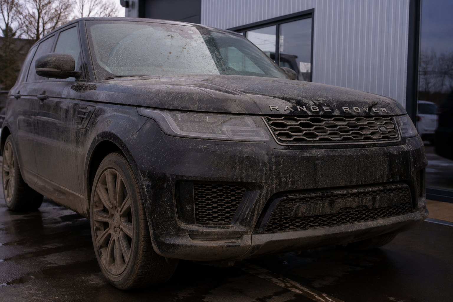 Exterior before detailing