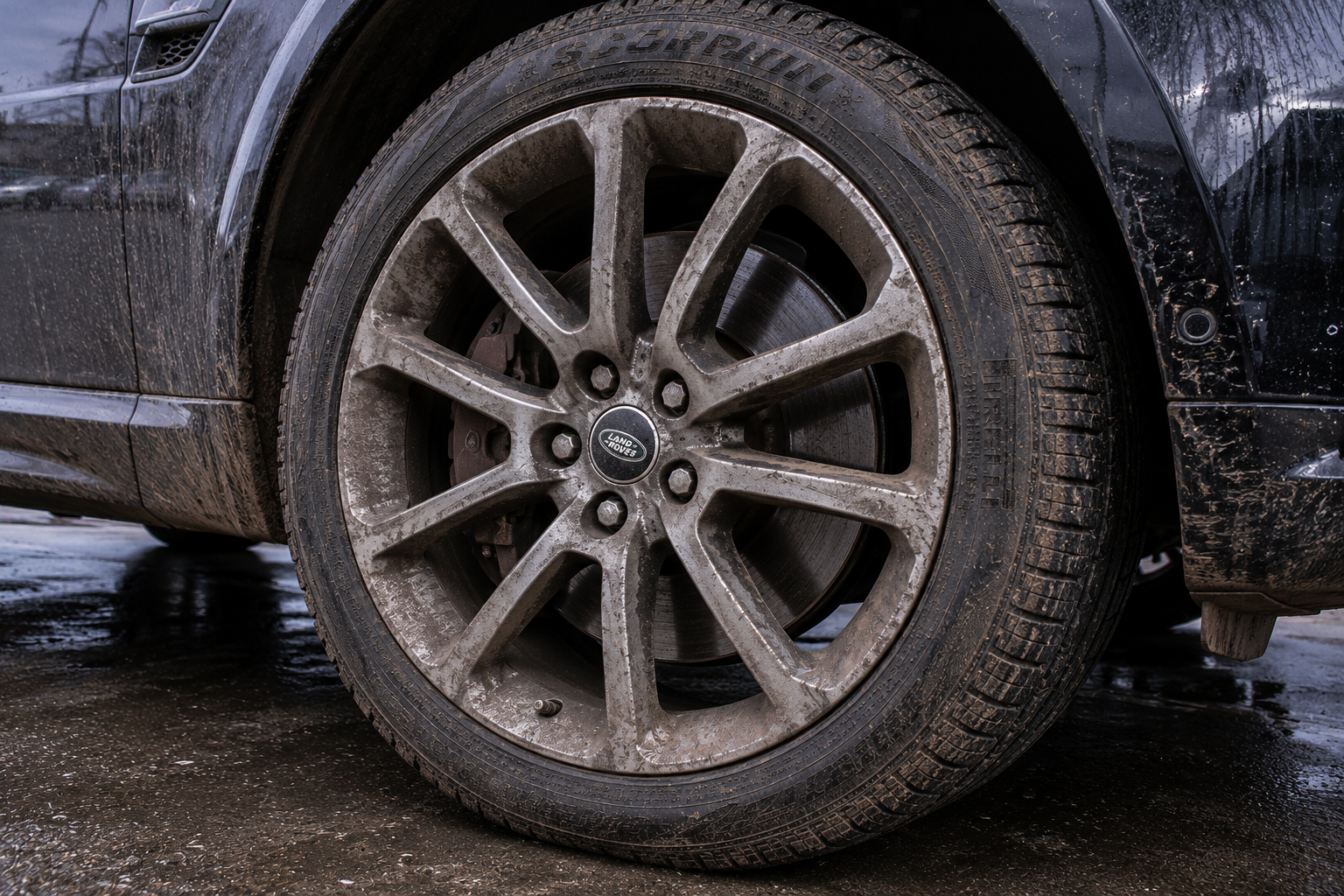 Wheel before restoration
